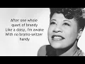 Bewitched, Bothered, and Bewildered - Ella Fitzgerald Lyrics (HD Quality)
