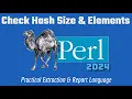 Perl Programming Tutorial Hash Size Elements 2024