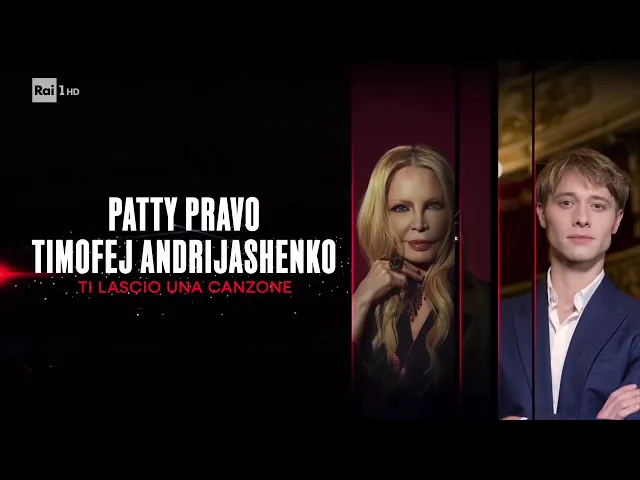 Sanremo 2026 - Patty Pravo canta Ti lascio una canzone accompagnata da Timofej Andrijashenko