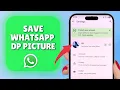 Download Lagu Hoe je een WhatsApp DP-foto opslaat