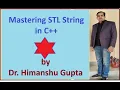 Mastering STL String in C