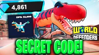 World Defenders TD ALL SECRET CODES 2025 SECRET Roblox