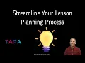TARA Can Streamline Your Lesson Planning This Fall