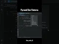 Java Program for Pattern Printing Pyramid Star Patterns