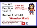 NEW SAT Practice test Section 4 Part 1 - 20 MATH