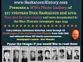 Saskatoon History WW2 Veterans 327 who died for their country Obituaries Star Phoenix 1940 to 1945