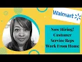 Walmart Remote Jobs Customer Service Reps