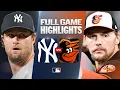 YANKEES vs ORIOLES Full Game Highlights August 20 2026 MLB Season