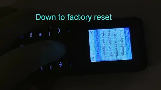 Factory Reset Telstra T-Lite TCL T311A