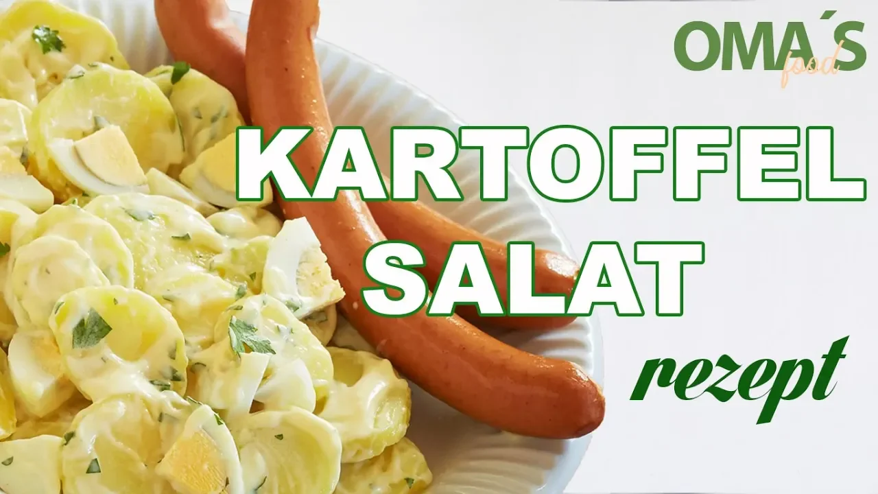 KARTOFFELSALAT Rezept mit Mayonnaise - Rheinische Zubereitung. 