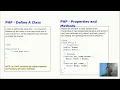 20 - Object Oriented Programming in PHP Defining Classes Attributes Methods and Objects