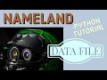 NAMELAND download data file Python design and coding tutorial for GCSE Computer Science