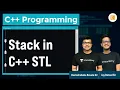Stack in C STL L 56 C Competitive Programming Ravindrababu Ravula Jay Bansal