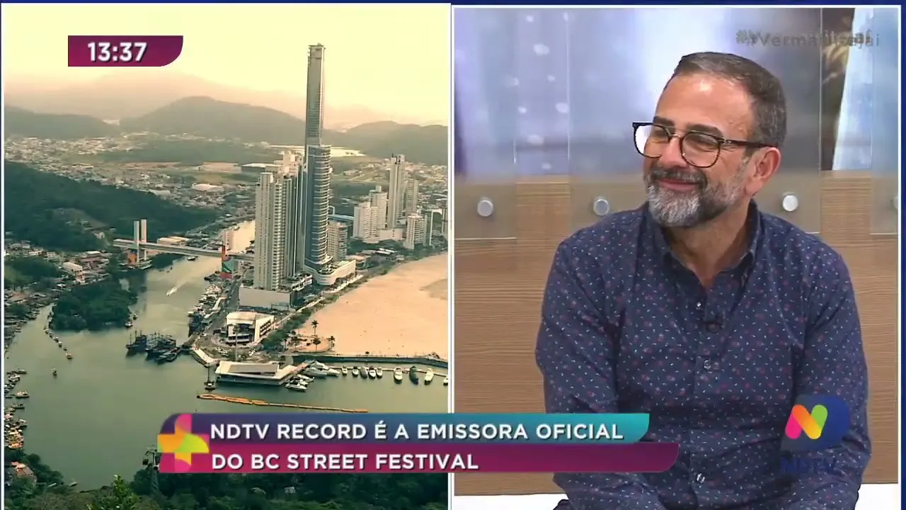 Balneário Camboriú vai completar 58 anos e a NDTV Record é emissora oficial do BC Street Festival