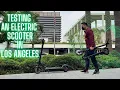 Microgo M5 Electric Scooter Review Riding Through Los Angeles