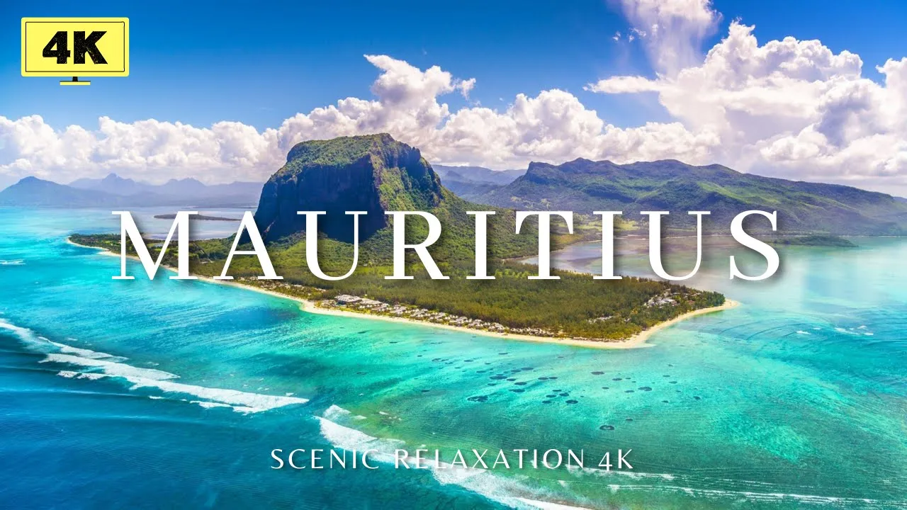 Mauritius 4K - Scenic Relaxation Cinematic With Relaxing Music