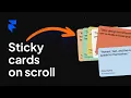 Stacking Cards on Scroll - Step by Step Framer Tutorial