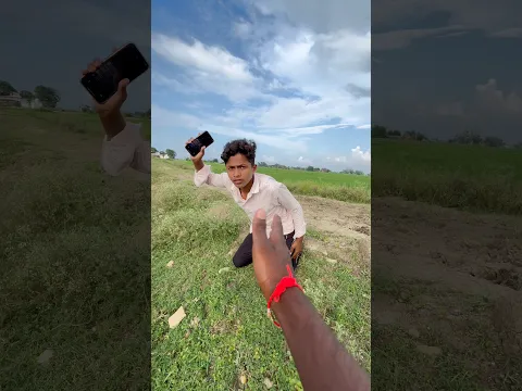 Magic ✨ nahi hua to bhai ne apna mobile nahar me fenk diya #viralvideo #magic #gadgets #viral