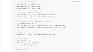 CUDA vector addition kernel main idea walk through