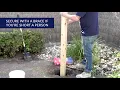 How to Set A Post with Quickset concrete