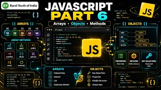 JavaScript Tutorial Part 6 Arrays Objects Array Methods Complete Beginner Guide