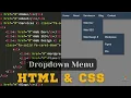 ASMR Programming - Make DropDown Menu HTML CSS No Talking