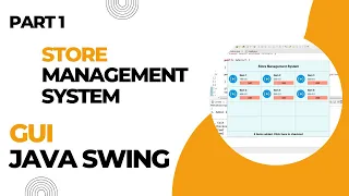 GUI for Store Management System using Java Part 1