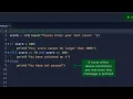National 5 Software Development - Else If Statements
