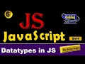 Datatypes in JavaScript tutorial in Hindi Part 6 Anup Jangra