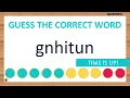 Scrambled Word Game Can You Unscramble These Words 7 Letters