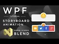 WPF Tutorial Storyboard Animation in WPF User Control Visual studio blend Triggers