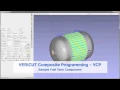 Programming a pressure tank using VERICUT CNC simulation Composite Programming