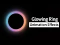 CSS Glowing Gradient Loader Ring Animation Effects