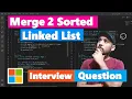 Merge Two Sorted Linked Lists Solution Coding Wallah