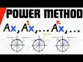 Power Method for Dominant Eigenvalues and Eigenvectors Linear Algebra