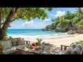 Peaceful Tropical Beach ☀️ Gentle Waves and Birdsong for Rest, Relaxation and Comfort