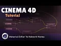 Standart Layer Shader vs Shader Node Network Basics Cinema 4D