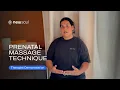 How to perform a Prenatal Massage Step-by-Step Technique Breakdown Therapist Demonstration
