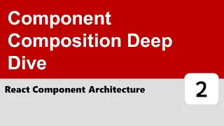 React Component Architecture - Component Composition Deep Dive