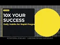 5 Daily Compounding Habits to 10x Your Success Motivation and Discipline
