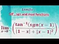 Limits involving greatest Integer Function Signum function and modulus function