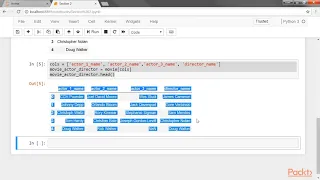 Data Analysis and Exploration with Pandas Selecting Multiple DataFrame Columns packtpub com