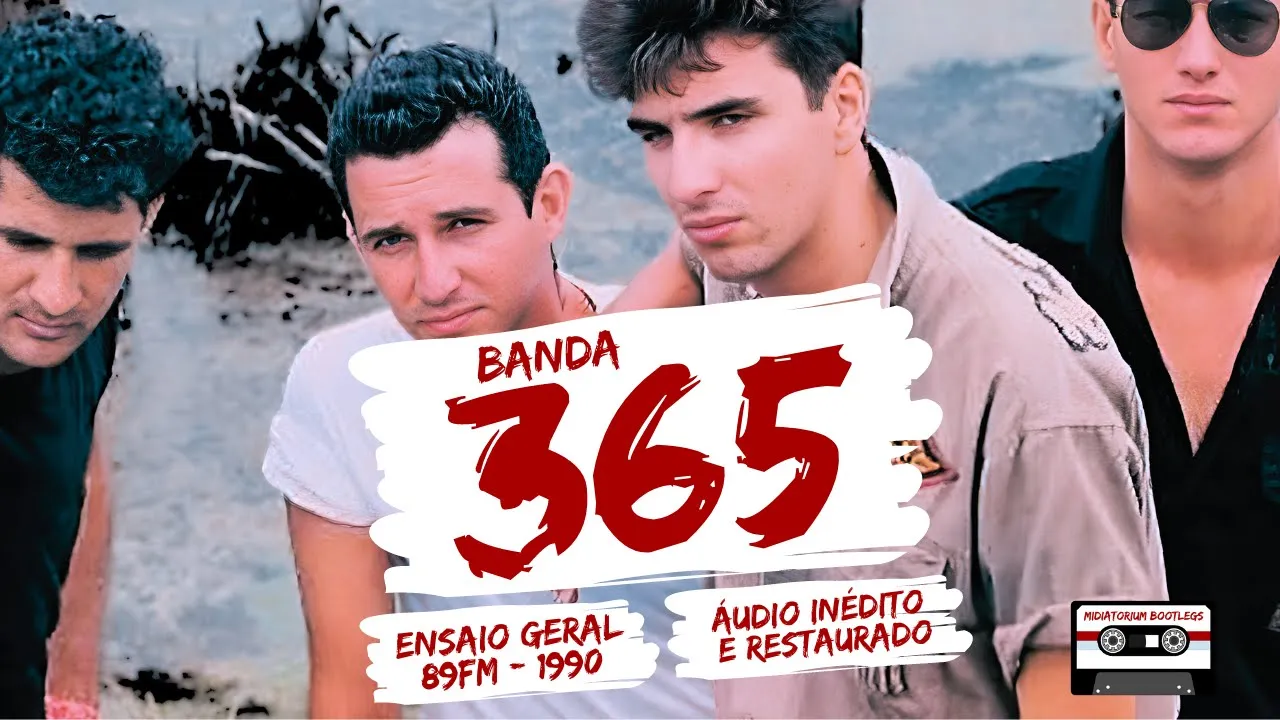 Banda 365 | ao vivo | Ensaio Geral 89FM | 1990 | áudio inédito e restaurado