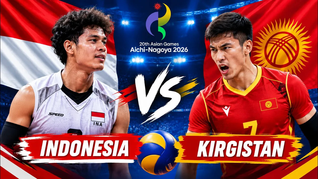 🔴 INDONESIA VS KYRGYZSTAN I VOLLEYBALL ASIAN GAMES 2026 I LIVE SCORE