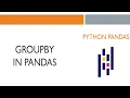 Python Pandas Groupby in Pandas
