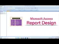 How To Create Report in Microsoft Access Report in MS Access