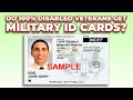 Do 100 Disabled Veterans Get Military ID Cards