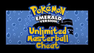 Pokemon Emerald Masterball Cheat