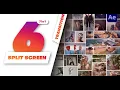 Multiscreen Transitions - 6 Split Screen After Effects template