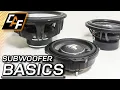 Subwoofer size voice coils wiring matching amp EXPLAINED Car Subwoofer Basics